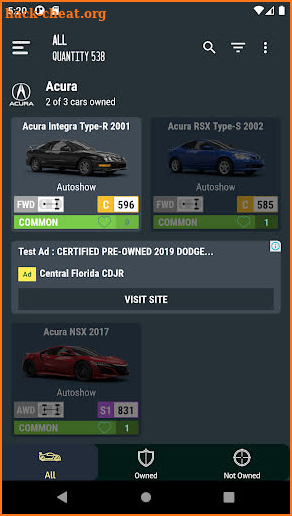 Car Tracker Forza Horizon 5 screenshot