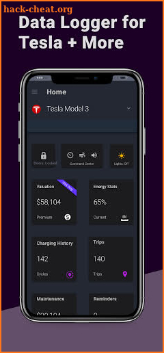Car Tracker Free for all cars and Tesla Stats screenshot