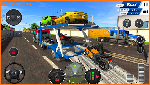 Car Transporter Truck Simulator Game 2019 screenshot