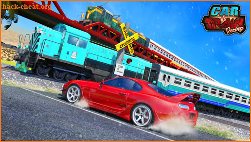 CAR Vs TRAIN - Racing Games screenshot