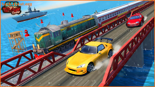 CAR Vs TRAIN - Racing Games screenshot