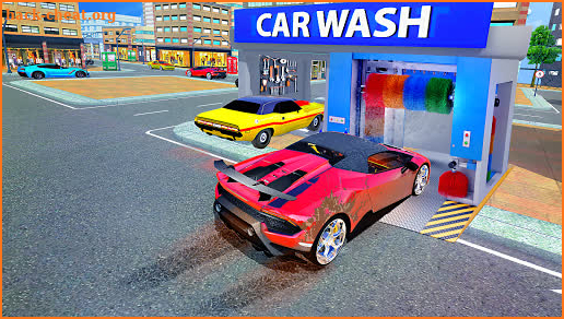 Car Wash Games Modern Car Parking & Car Wash Game screenshot