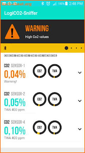 CARBON BI OXIDE DETECTOR screenshot