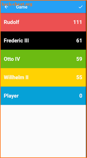 Carcassone Score screenshot