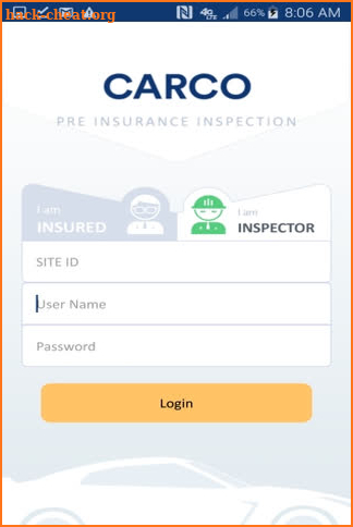 CARCO Enhanced Mobile Inspection Application screenshot