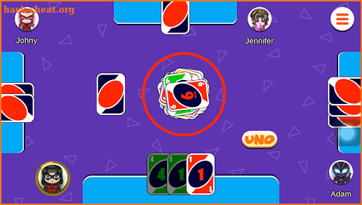 Card Game UNO - Crazy Game 2018 screenshot