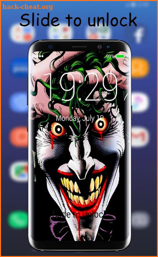 Card Joker Lock Screen screenshot