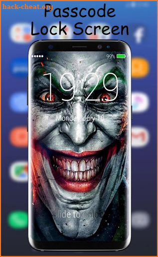 Card Joker Lock Screen screenshot