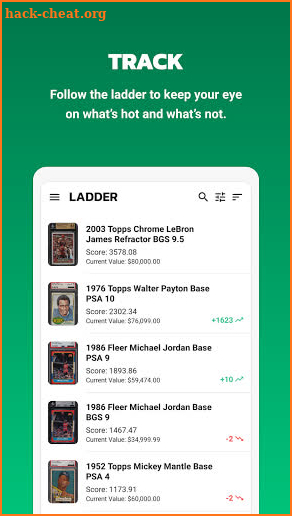 Card Ladder screenshot