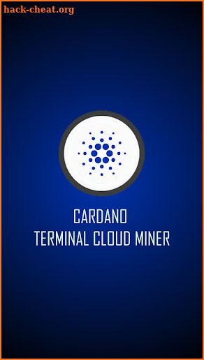 CARDANO (ADA) CLOUD MINER screenshot