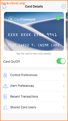 CardCommand screenshot
