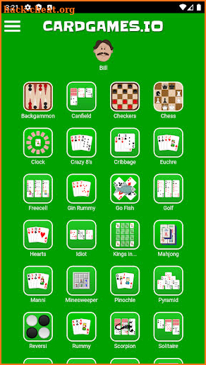 CardGames.io screenshot