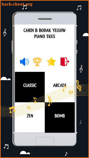 Cardi B Bodak Yellow Piano Tiles screenshot