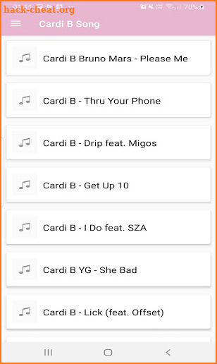 Cardi B Offline Songs (without internet) screenshot