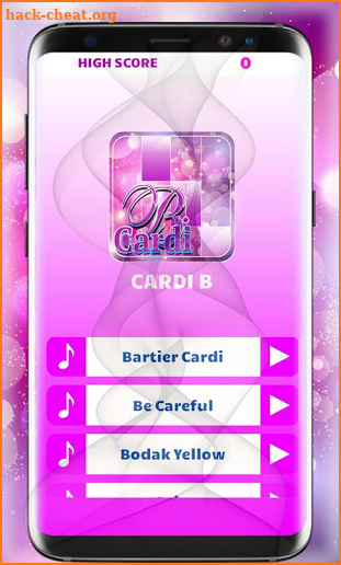 Cardi B Piano Tiles screenshot