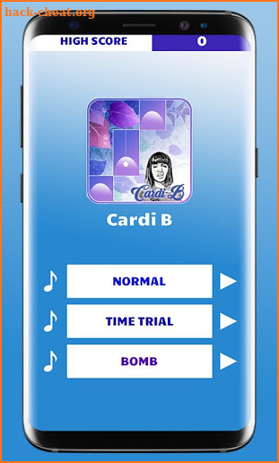 Cardi B Piano Tiles Game screenshot