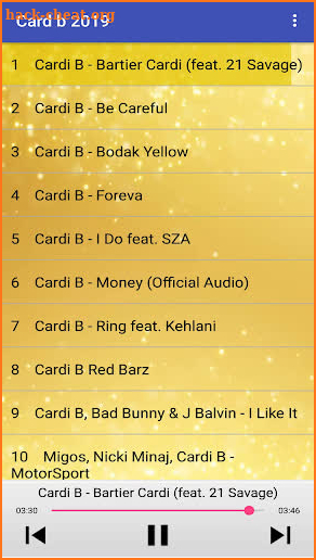 Cardi B Songs 2019 screenshot