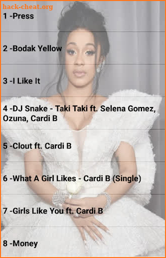 C.A.R.D.I - B Songs Offline (50 Songs) screenshot
