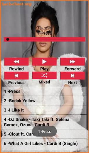 Cardi B Songs Without Internet 50 Songs screenshot