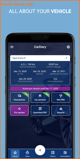 CarDiary - Log your vehicle expenses screenshot
