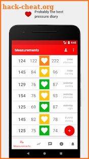 Cardio Journal — Blood Pressure Log screenshot