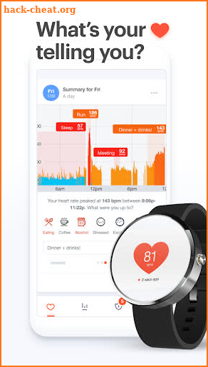 Cardiogram: Wear OS, Fitbit, Garmin, Android Wear screenshot