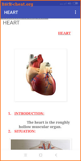 cardiovascular system screenshot