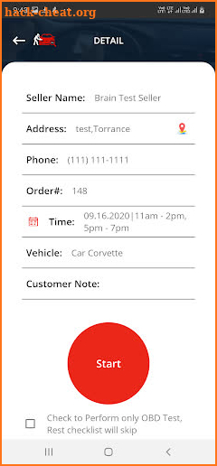 CarDr.com Vehicle Inspection App screenshot