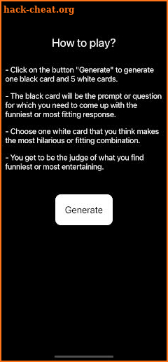 Cards Against Humanity screenshot