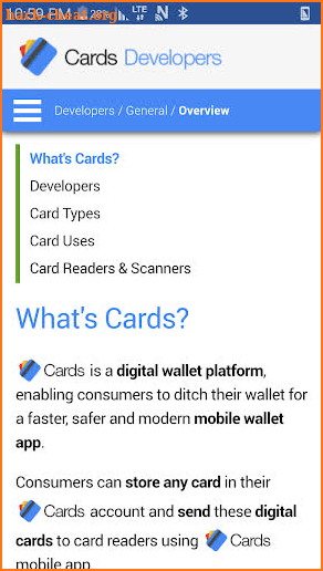 Cards Developers screenshot