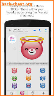 Care Bears Sticker Share screenshot