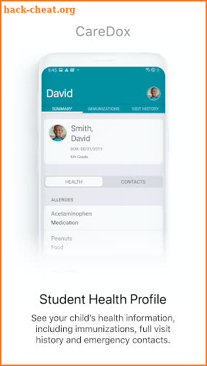 CareDox - Student Digital Health Record screenshot