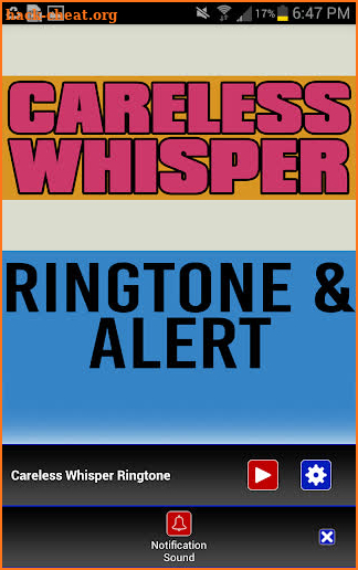 Careless Whisper Ringtone screenshot