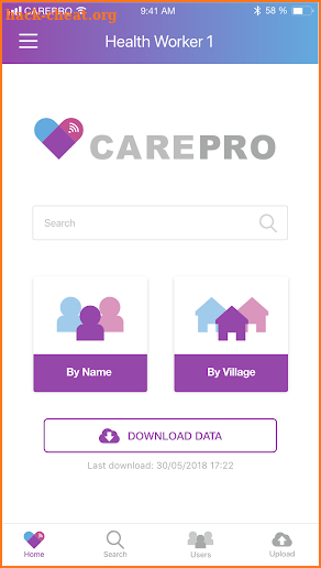 CarePro Vitals screenshot