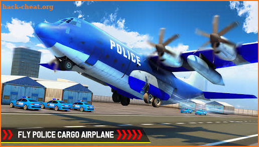 Cargo Airplane Police Vehicle Transporter screenshot