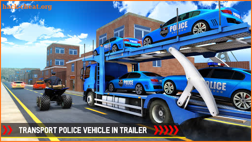 Cargo Airplane Police Vehicle Transporter screenshot
