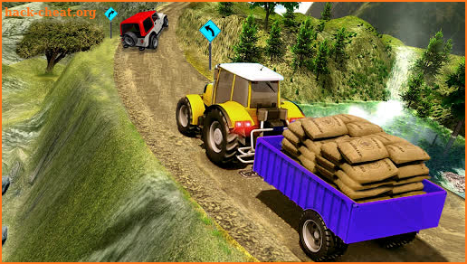 Cargo Tractor Trolley Simulator Farming Game 2 screenshot