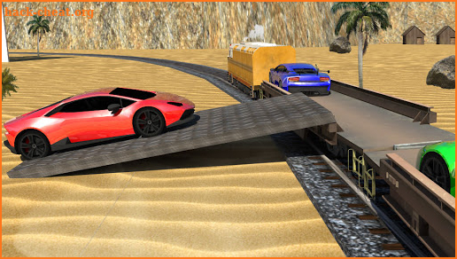 Cargo Transport Train Car Game screenshot