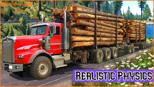 Cargo Truck Transport Simulator Of Heavy Logging 2 screenshot