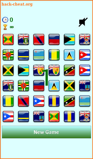 Caribbean Flags - Memory Game screenshot
