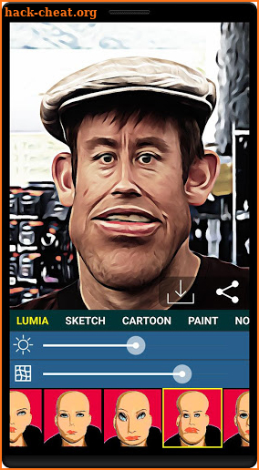 caricature maker - funny face screenshot