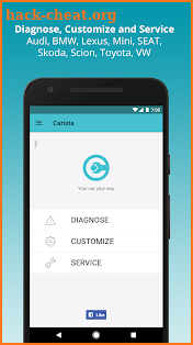 Carista OBD2 screenshot