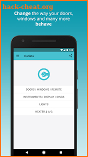 Carista OBD2 screenshot