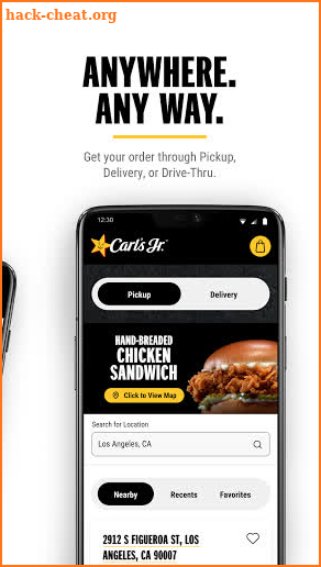 Carl's Jr. Order Online - Delivery or Pick-Up screenshot