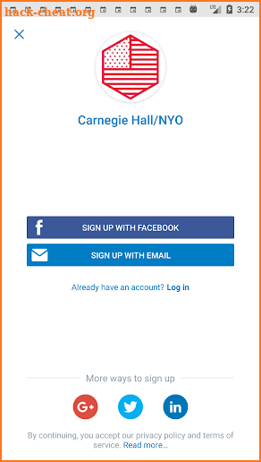Carnegie Hall/NYO screenshot