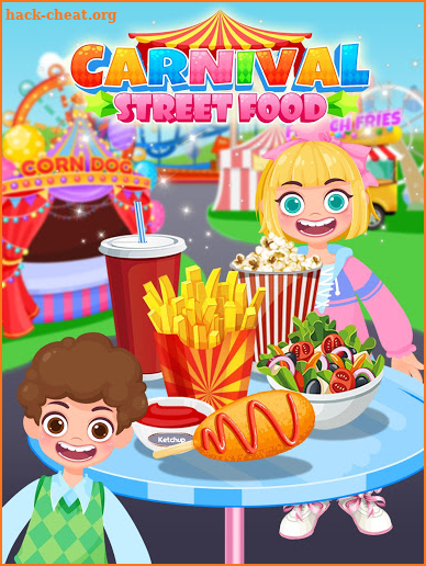 Carnival Street Food - Corn Dog & French Fries screenshot