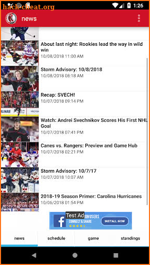 Carolina Hockey - Hurricanes Edition screenshot