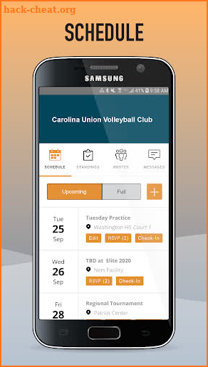 Carolina Union Volleyball Club screenshot