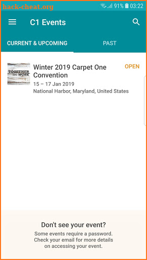 Carpet One Events screenshot