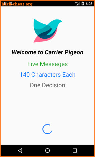 Carrier Pigeon screenshot